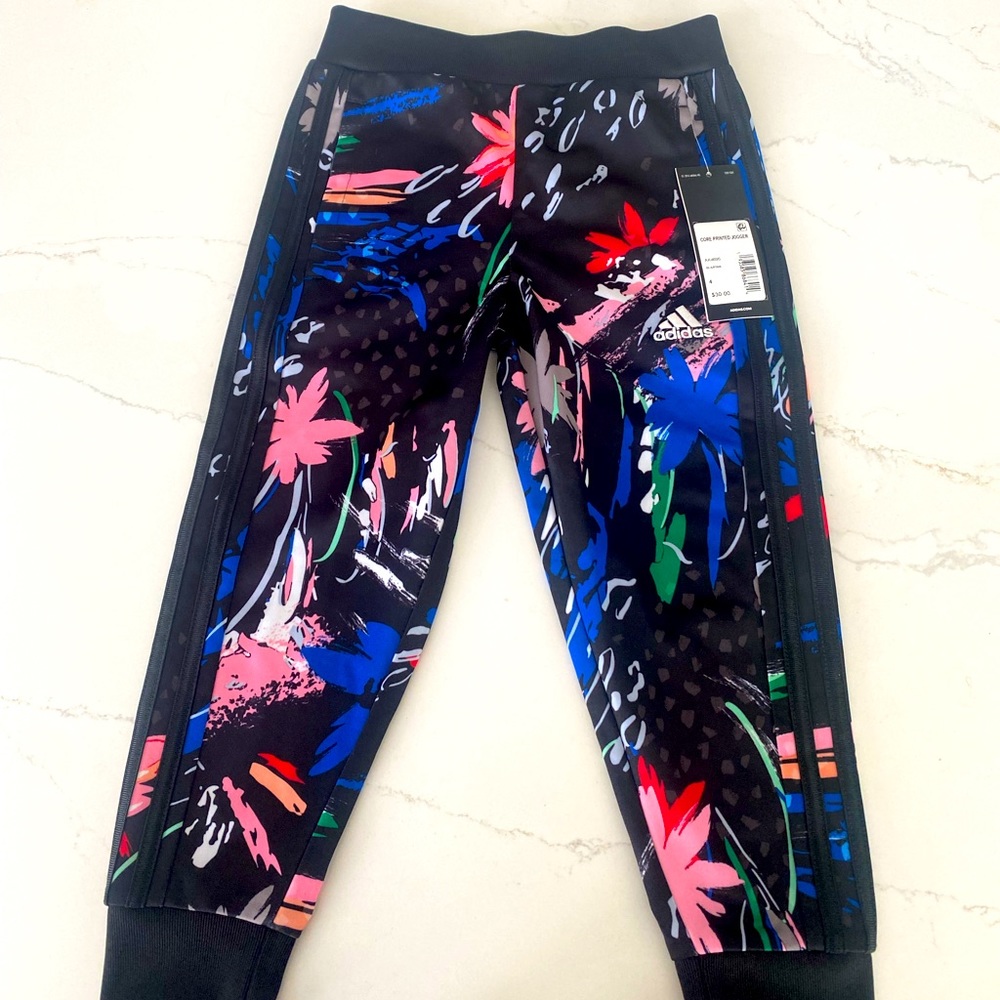 Adidas Girls Core Printed Jogger